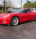 chevrolet corvette 2007 red coupe gasoline 8 cylinders rear wheel drive automatic 77074