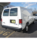 ford e series cargo 2012 white van e 150 flex fuel 8 cylinders rear wheel drive automatic 07724