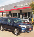 toyota highlander 2011 blue suv limited gasoline 6 cylinders front wheel drive automatic 76053