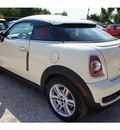 mini cooper 2013 white coupe s gasoline 4 cylinders front wheel drive 6 speed manual 78729