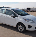 ford fiesta 2011 white hatchback se gasoline 4 cylinders front wheel drive automatic 73703