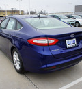 ford fusion 2013 blue sedan se 4 cylinders front wheel drive automatic 75062