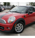 mini cooper 2012 red coupe gasoline 4 cylinders front wheel drive 6 speed manual 78729