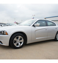 dodge charger 2012 silver sedan se gasoline 6 cylinders rear wheel drive automatic 77034