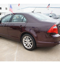 ford fusion 2011 maroon sedan sel flex fuel 6 cylinders front wheel drive not specified 77034