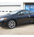 honda civic 2012 black coupe si gasoline 4 cylinders front wheel drive not specified 77034