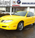 pontiac sunfire 2003 yellow coupe 4 cylinders dohc automatic 45036