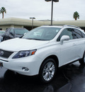lexus rx 450h 2011 white suv hybrid 6 cylinders all whee drive automatic 92235
