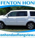 honda pilot 2012 white suv ex l w dvd gasoline 6 cylinders front wheel drive automatic 75606
