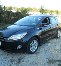 ford focus 2012 black hatchback sel flex fuel 4 cylinders front wheel drive automatic 75606