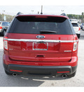 ford explorer 2013 red suv xlt flex fuel 6 cylinders 2 wheel drive shiftable automatic 77539