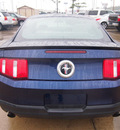 ford mustang 2012 lt  blue coupe gasoline 6 cylinders rear wheel drive automatic 77539