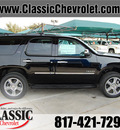 chevrolet tahoe 2013 black suv ltz flex fuel v8 4 wheel drive automatic 76051