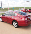nissan altima 2013 red sedan 2 5 sv gasoline 4 cylinders front wheel drive automatic 76116