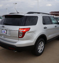 ford explorer 2013 silver suv flex fuel 6 cylinders 2 wheel drive automatic 76108