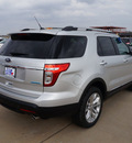 ford explorer 2013 silver suv xlt flex fuel 6 cylinders 2 wheel drive automatic 76108