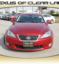 lexus is 250 2009 red sedan gasoline 6 cylinders rear wheel drive not specified 77546