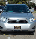 toyota highlander 2009 silver suv gasoline 6 cylinders front wheel drive shiftable automatic 77074