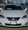 lexus is 250 2012 white sedan gasoline 6 cylinders rear wheel drive shiftable automatic 77074