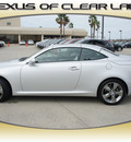 lexus is 250c 2010 gray gasoline 6 cylinders rear wheel drive automatic 77546