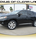 lexus rx 350 2010 black suv gasoline 6 cylinders front wheel drive automatic 77546