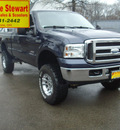 ford f 250 2005 blue lariat super duty diesel 8 cylinders 4 wheel drive automatic 43560