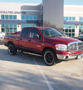 dodge ram 1500 2008 red pickup truck lone star gasoline 8 cylinders rear wheel drive automatic 76137
