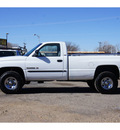 dodge ram 1500 2000 white pickup truck slt gasoline v8 4 wheel drive automatic 79065