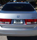 honda accord 2004 silver sedan ex w leather gasoline 4 cylinders front wheel drive automatic 76011