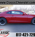 chevrolet camaro 2013 red coupe ls gasoline 6 cylinders rear wheel drive automatic 76051