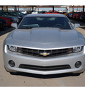 chevrolet camaro 2013 silver coupe ls gasoline 6 cylinders rear wheel drive automatic 76051