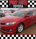 toyota camry 2013 red sedan se gasoline 4 cylinders front wheel drive automatic 77469