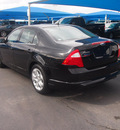 ford fusion 2011 black sedan se gasoline 4 cylinders front wheel drive automatic 76234