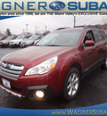 subaru outback 2013 red wagon 2 5i limited gasoline 4 cylinders all whee drive automatic 45324