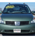 nissan quest 2004 green van 3 5 s 6 cylinders automatic 78840