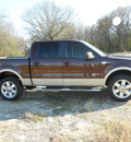 ford f 150 2008 dk  red king ranch flex fuel 8 cylinders 4 wheel drive automatic 75606