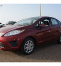 ford fiesta 2013 red sedan se gasoline 4 cylinders front wheel drive automatic 78580
