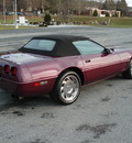 chevrolet corvette 1995 purple convertable gasoline v8 rear wheel drive manual 17972