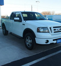 ford f 150 2008 white fx4 flex fuel 8 cylinders 4 wheel drive 4 speed automatic 76234