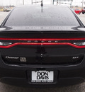 dodge dart 2013 black sedan sxt gasoline 4 cylinders front wheel drive automatic 76011