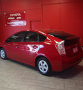 toyota prius 2011 red hybrid 4 cylinders front wheel drive automatic 76116