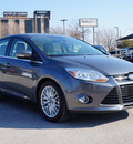 ford focus 2012 sterling gray metal sedan sel flex fuel 4 cylinders front wheel drive shiftable automatic 75080