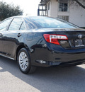 toyota camry 2012 black sedan le gasoline 4 cylinders front wheel drive automatic 75080