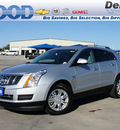 cadillac srx 2013 silver suv luxury collection flex fuel 6 cylinders front wheel drive 6 speed automatic 76206