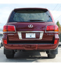 lexus lx 570 2008 red suv gasoline 8 cylinders 4 wheel drive automatic 77002