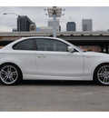 bmw 1 series 2011 white coupe 135i gasoline 6 cylinders rear wheel drive automatic 77002