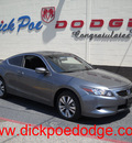 honda accord 2010 gray coupe ex gasoline 4 cylinders front wheel drive automatic 79925
