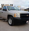 chevrolet silverado 1500 2008 silver birch metall work truck gasoline 6 cylinders 2 wheel drive automatic 75080