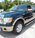 ford f 150 2012 green lariat gasoline 6 cylinders 4 wheel drive automatic 32783