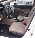 honda civic 2013 white sedan lx gasoline 4 cylinders front wheel drive automatic 77065